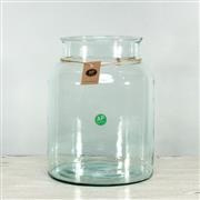 Eco glass vase 24cm